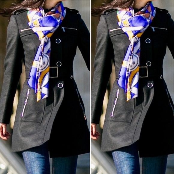 Karen Millen Wool Trench Coat - Picture 5 of 7